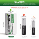 Delipow D cell 10000mAh NiMH battery safety features – high safety standards, UL/CE/ROHS certified, thermal tested, leak-proof, pressure relief