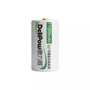 Delipow 11000mAh NiMH D Cell rechargeable battery, pre-charged, 1.2V, recharge up to 1200 times