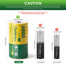 Delipow D cell NiMH battery safety certifications – UL/CE/ROHS, leak-proof design, overcharge protection, pressure relief, temperature resistance