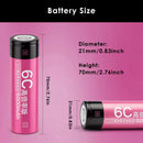 Dimension specifications for Delipow high-power battery
