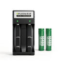 Delipow rechargeable 10440 batteries with USB charger kit, 3.7V lithium ion 320mAh, button top – NOT AA or AAA batteries