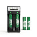 Delipow rechargeable 10440 batteries with USB charger kit, 3.7V lithium ion 320mAh, button top – NOT AA or AAA batteries
