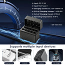 Delipow smart 1.5V AA lithium charger with 1.0A high-speed charging per slot and dual-color LED status indicators