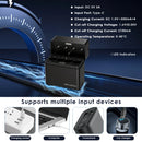 Delipow smart 1.5V AA lithium charger with 1.0A high-speed charging per slot and dual-color LED status indicators