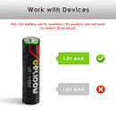 Delipow AA USB-C lithium battery built-in protection – overcharge, over-discharge, short circuit, overcurrent, temperature