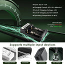 Delipow 10440 USB smart charger powered via USB from power bank, laptop, and wall adapter for on-the-go charging