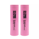 DMEGC 2-pack 18650 2600mAh versatile flat top rechargeable batteries