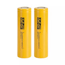 DMEGC 2-pack 18650 3500mAh high capacity flat top rechargeable batteries