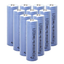 DMEGC INR18650-20P 2000mAh 3.7V 10C high-drain Li-ion battery 10-pack with Button Top terminal (67mm). True capacity, 20A discharge for robot vacuums, drones, and e-bikes.