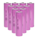 DMEGC INR18650-26E 2600mAh 3.7V 5C high-drain Li-ion battery 10-pack with Button Top terminal (67mm). A+ grade, true capacity, 13A discharge for robot vacuums, drones, and e-bikes.