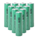 DMEGC INR18650-30P 3000mAh 3.7V 5C high-drain Li-ion battery 10-pack with Button Top terminal (66.5mm). A+ grade, true capacity, 15A discharge for robot vacuums, drones, and e-bikes.