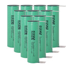 DMEGC INR18650-30P 3000mAh 3.7V 5C high-drain Li-ion battery 10-pack with pre-welded Nickel Tabs for DIY battery pack assembly. A+ grade, true capacity, 15A discharge.