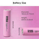 Dimension specifications for DMEGC long-life 18650 batteries