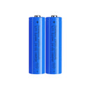 Doublepow 18650 rechargeable battery 3.7V 2200mAh button top Li-ion cells, 2 pieces, for headlamps, LED flashlights, fans, cameras, toys, radios, and surveillance devices.