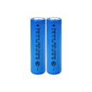 Doublepow 18650 rechargeable battery 3.7V 3000mAh flat top Li-ion cells, 2 pieces, for flashlights, headlamps, fans, cameras, and toys.