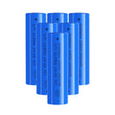 Doublepow 18650 rechargeable battery 3.7V 3400mAh high performance flat top Li-ion cells, 6 pieces, for doorbells, flashlights, headlamps, and DIY battery packs.