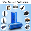 Doublepow ICR18500 battery 2-pack used in flashlight, power tool, RC toy and EDC device application scene
