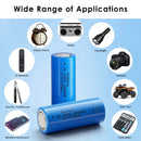 Doublepow ICR18500 battery 2-pack used in flashlight, power tool, RC toy and EDC device application scene