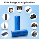 Doublepow IFR18500 battery 2-pack used in solar garden light, outdoor solar lamp, flashlight and EDC device application scene