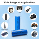Doublepow IFR18500 battery 2-pack used in solar garden light, outdoor solar lamp, flashlight and EDC device application scene