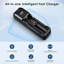 Doublepow UK03 battery charger six-fold protection system with overcharge, short circuit, over-current, over-power, temperature and over-voltage protection