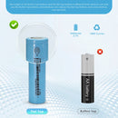EVE 35V 18650 flat top battery – flat positive terminal for battery sleds and custom packs.