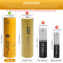 EVE 58E 21700 5800mAh 16.8A battery capacity comparison – showing higher capacity than standard 5000mAh cells