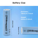 Dimension specifications for EVE comprehensive compatibility batteries
