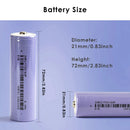 EVE INR21700-40P 21700 Battery 4000mAh 3.7V 12C High-Drain Li-ion Rechargeable Cell - A+ Grade, True Capacity, Ultra-High 50A Discharge for E-Bikes, Power Tools, Energy Storage & DIY Battery Packs (10-Pack, Flat Top / Button Top / Nickel Tab Options)