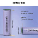 EVE INR21700-40P 21700 Battery 4000mAh 3.7V 12C High-Drain Li-ion Rechargeable Cell - A+ Grade, True Capacity, Ultra-High 50A Discharge for E-Bikes, Power Tools, Energy Storage & DIY Battery Packs (10-Pack, Flat Top / Button Top / Nickel Tab Options)
