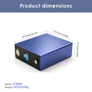 EVE LF280K cells stacked on wooden pallet with foam protection for bulk shipping