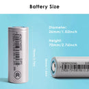 High-power LED searchlight powered by an EVPS IFR26700 5000mAh 5C LiFePO4 battery
