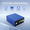 Gotion 314Ah LiFePO4 cell storing power from a solar array.