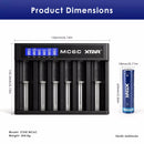 Large 6-Bay Charger Size and Build