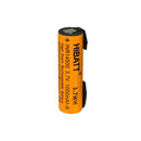 HIBATT 14500 battery 1000mAh 10A high-drain nickel tabs Li-ion rechargeable cells main product image