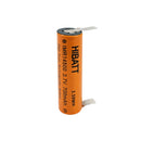 HIBATT 14500 battery 700mAh 10A high-drain nickel tabs Li-ion rechargeable cell main product image