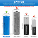 16500 button top design for spring loaded battery contacts