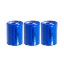 HiBatt 26350 3.7V 2000mAh unprotected Li-ion battery in blue wrap, 26x35mm size designed for high-power flashlights and headlamps