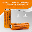 950mAh IMR16500 high drain battery 500 cycles