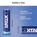 High-Capacity 18650 Dimensions (18mm x 65mm)