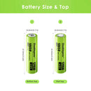 Dimension diagram for high capacity 3500mAh lithium batteries