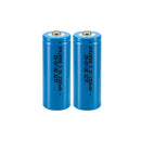 IFR18500 3.2V 1500mAh LiFePO4 battery button top flat top 2 pack