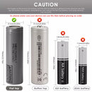LG M50LT cells in a 4S configuration for a 14.8V 5000mAh battery pack