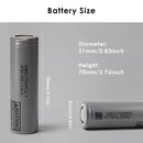 Four LG M50LT cells inside a 4‑bay power bank shell – extended capacity