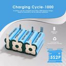 40A high discharge 5S2P 18650 battery pack 5000mAh cycle life graph