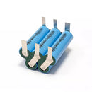Assemble 20A 18650 battery pack kit 2500mAh high drain with nickel tab for power tools
