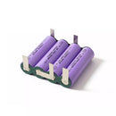 Assemble 2A 18650 lithium battery pack kit 2000mAh with nickel tab for hand drill power tools