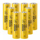 Rechargeable AA NiMH Batteries 2500mAh 1.2V Button Top High Capacity Main Image