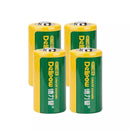 Delipow 16340 1200mAh 3.7V Li-ion Rechargeable Battery 4 Pack