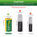 USB Powered Charger Charging Delipow 16340 Batteries at 450mA